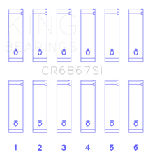 Load image into Gallery viewer, King Engine Bearings Chrysler 215 Cid/241 Cid 24V (Size +0.75mm) Connecting Rod Bearing Set - Side View
