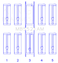 Load image into Gallery viewer, King Engine Bearings Chrysler 2.2 (Size +0.75mm) Main Bearing Set - Main Product View
