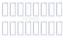 Load image into Gallery viewer, King Engine Bearings Chrysler 273 / 318 / 340 /360 (Size 010) Rod Bearing Set - Detail View