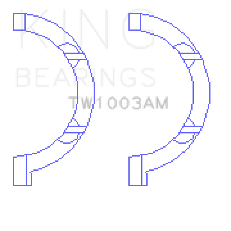 King Engine Bearings Chrysler 345/370 OHV Hemi Thrust Washer Set - Side View