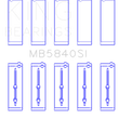 Load image into Gallery viewer, King Engine Bearings Chrysler/Dodge Gen 3 Hemi 5.7/6.1/6.4 (Size +0.75mm) Main Bearing Set - Side View