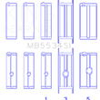 Load image into Gallery viewer, King Engine Bearings Chrysler/Jeep 318ci (Size 030) Main Bearing Set - Detail View