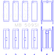 Load image into Gallery viewer, King Engine Bearings Crankshaft Main Bearing Set (Set of 5) - Main Product View