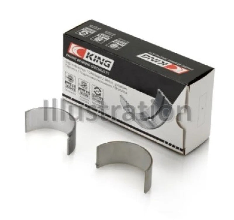 King Engine Bearings Cummins 4Bta/4Btaa/6Bt/6Bta (Size +0.50mm) Connecting Rod Bearing Set - Side View