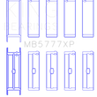 Load image into Gallery viewer, King Engine Bearings Dart LS Next Block (Size STDX) Performance Main Bearing Set - Side View