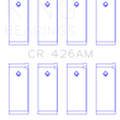 Load image into Gallery viewer, King Engine Bearings Datsun E13/E15/(Size +0.50mm) Connecting Rod Bearing Set - Main Product View