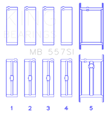 Load image into Gallery viewer, King Engine Bearings For General Motors 262/267/302/307/327/350 - Side View