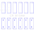 Load image into Gallery viewer, King Engine Bearings Ford 239/256/272/292/312 Engine Rod Bearings - Detail View