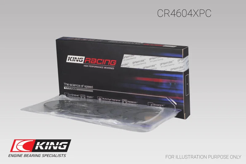 King Engine Bearings Ford 2.3L Duratec Mazda L3-VDT MZR Turbo Connecting Rod Bearing Set - Detail View