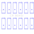 Load image into Gallery viewer, King Engine Bearings Ford 260Ci 289Ci 302 5.0L Windsor (Size STDX) Connecting Rod Bearing Set - Detail View