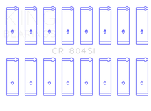 Load image into Gallery viewer, King Engine Bearings Ford 260Ci 289Ci 302 5.0L Windsor (Size STDX) Connecting Rod Bearing Set - Detail View