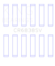 Load image into Gallery viewer, King Engine Bearings Ford 276DT/D17TED4/AJD 2.7L V6 (Size +0.10) Rod Bearing Set - Side View