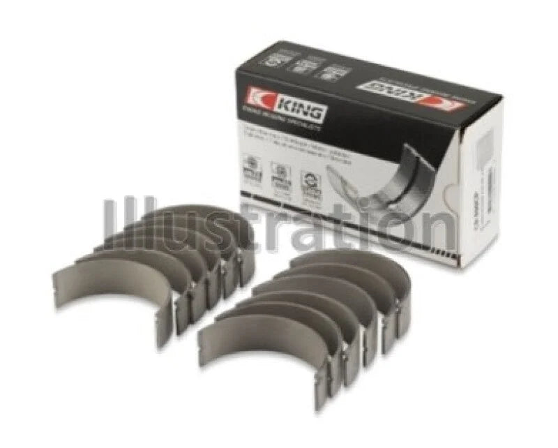King Engine Bearings Ford 276DT/D17TED4/AJD 2.7L V6 (Size +0.10) Rod Bearing Set - Detail View