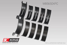 Load image into Gallery viewer, King Engine Bearings Ford 370/ 429/ 460 16V OHV (Size 1.0) Main Bearing Set - Back View