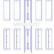 Load image into Gallery viewer, King Engine Bearings Ford 370/429/460 16B OHV Main Bearing Set - Side View