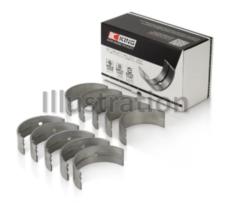 King Engine Bearings Ford 391CI 32V Turbo V8 Power Stroke/ O/S .040in (Size 0.25) Main Bearing Set - Detail View