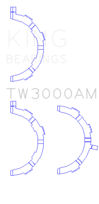 King Engine Bearings Ford 6.7L Power Stroke V8 Diesel Thrust Washer Set - Main Product View