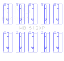 Load image into Gallery viewer, King Engine Bearings Ford BDA - European (Size STD) Performance Main Bearing Set - Side View
