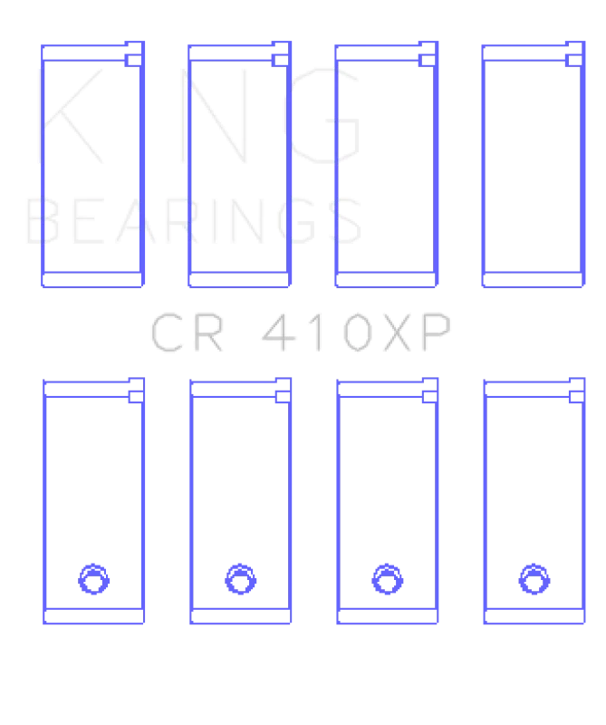 King Engine Bearings Ford Lotus 1.5L / 1.6L OHV (Size STD) Performance Rod Bearing Set - Main Product View