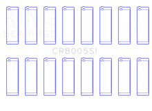 Load image into Gallery viewer, King Engine Bearings Ford Stroker w/ Chevy 2.100 Pin / Ford .712in Width Performance Rod Bearings - Side View