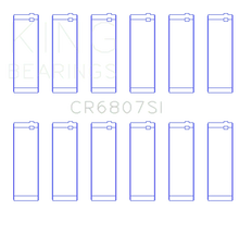 Load image into Gallery viewer, King Engine Bearings Ford V6 Triton/Ohv (Od+.002in) (Size +0.25mm) Connecting Rod Bearing Set - Side View