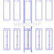Load image into Gallery viewer, King Engine Bearings Ford V8 351ci 5.8L 16V (Size .010 Oversized) Performance Main Bearing Set - Main Product View