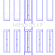 Load image into Gallery viewer, King Engine Bearings Ford V8 351ci 5.8L / 400ci 6.6L 16V (Size STDX Oversized) Main Bearing Set - Side View