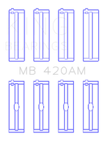 Load image into Gallery viewer, King Engine Bearings Ford Zephyr V6 (Size +0.10) Main Bearing Set - Side View