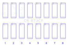 Load image into Gallery viewer, King Engine Bearings GENERAL MOTORS 379, 395 16v (Size +.25) Rod Bearing Set - Detail View