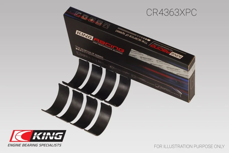 King Engine Bearings GM 134 DOHC Ecotec 2.2L Connecting Rod Bearing Set - Side View