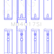 Load image into Gallery viewer, King Engine Bearings GM 231 (3800) V6 (Size STD) Main Bearing Set - Main Product View