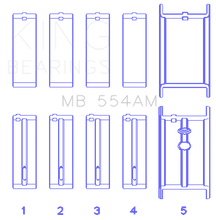 Load image into Gallery viewer, King Engine Bearings GM 265/283/302/327 8 Cyl (0.50 Oversized) Main Bearing Set - Main Product View