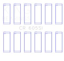 Load image into Gallery viewer, King Engine Bearings GM 2.8L/3.4L V6 (Size 0.25) Connecting Rod Bearings Set of 6 - Detail View