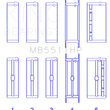 Load image into Gallery viewer, King Engine Bearings GM 326/350/389/400 w/ 3in Main (Size .001) Main Bearing Set - Detail View