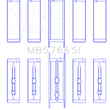 Load image into Gallery viewer, King Engine Bearings GM LS1/2/4/6 (Housing Bore +.010) (Size .010 Oversized) Main Bearing Set - Detail View