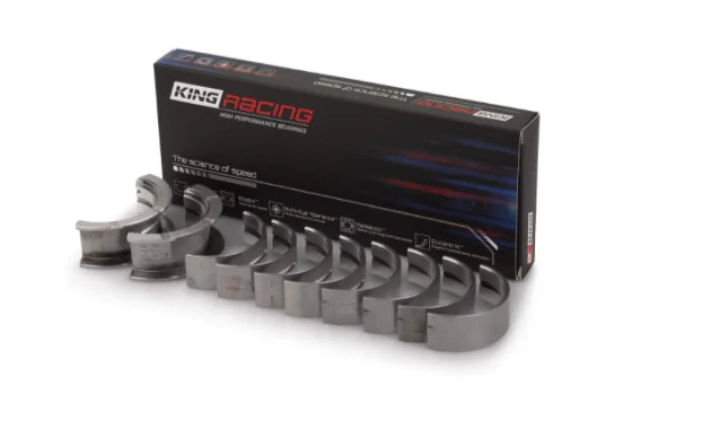 King Engine Bearings General Motors 262/ 267/ 302/ 307/ 327/ 350 (Size 1.0) Main Bearing Set