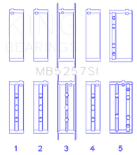 Load image into Gallery viewer, King Engine Bearings General Motors 379/V8 Ohv (Size STDX) Main Bearing Set - Main Product View