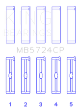 Load image into Gallery viewer, King Engine Bearings General Motors Duramax Diesel Main Bearing Set - Side View
