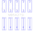 Load image into Gallery viewer, King Engine Bearings Honda L13A4/L15A (Size +0.25mm) Main Bearing Set - Main Product View