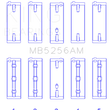 Load image into Gallery viewer, King Engine Bearings Hyundai 2.0L G4GC Main Bearing Set - Size STD - Main Product View
