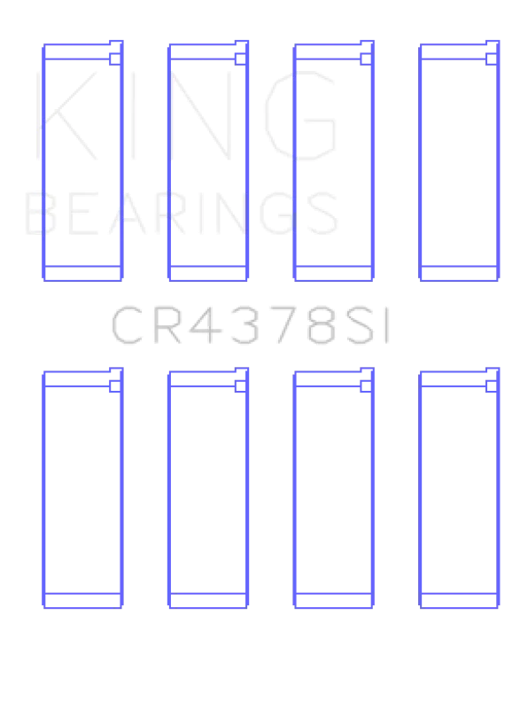 King Engine Bearings Hyundai G4Hc/G4Hg Epsilon/(Size +0.50mm) Connecting Rod Bearing Set - Main Product View