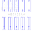 Load image into Gallery viewer, King Engine Bearings Isuzu 4XE1/4XF1/4XC1T (Size STD) Main Bearing Set - Main Product View