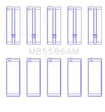 Load image into Gallery viewer, King Engine Bearings Isuzu 4Ze1 Sohc 8V (Size +0.50mm) Main Bearing Set - Side View
