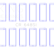 Load image into Gallery viewer, King Engine Bearings Jeep 232CI/242CI/248CI / Rambler 232CI (Size .030) Connecting Rod Bearing Set - Detail View