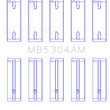 Load image into Gallery viewer, King Engine Bearings Kia/Mazda DOHC 16 Valve/SOHC 16 Valve/SOHC 8 Valve (Size +0.5) Main Bearing Set - Main Product View