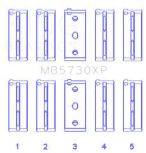 Load image into Gallery viewer, King Engine Bearings Lancia DElta Integrale (Size STDX) Main Bearing Set - Side View
