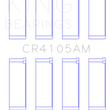 Load image into Gallery viewer, King Engine Bearings Mazda FS-DE L4/FP L4/FS L4  DOHC 16 Valve Rod Bearing Set - Size STD - Side View