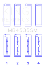 Load image into Gallery viewer, King Engine Bearings Mercedes Benz M 276 DE35 (Size +0.25mm) Main Bearing Set - Side View