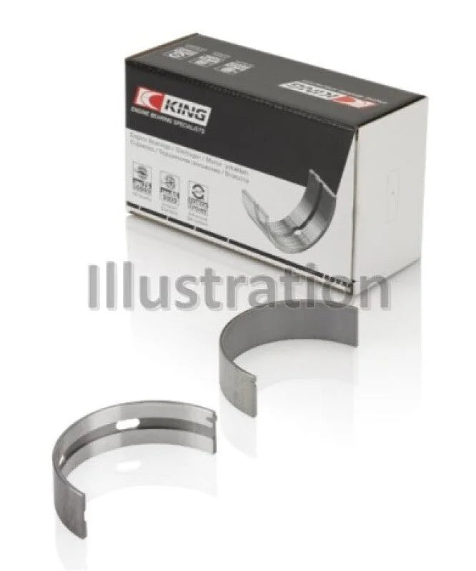 King Engine Bearings Mercedes Benz Om611.960/981/821/962/966 (Size +0.25mm) Main Bearing Set - Side View