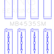 Load image into Gallery viewer, King Engine Bearings Mercedes M276 V6 (Size STD) Main Bearing Set - Side View